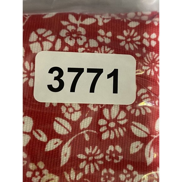 Onque Woman Button Down Jacket Red White Floral Pattern Top Size 2x - Picture 9 of 9